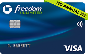 Chase Freedom Unlimited&REG; Image